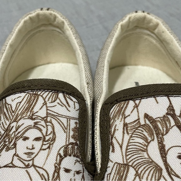 Inkkas Star Wars Slip-On Canvas Loafers “The Future Is Female” W9/M7 Princess - Picture 7 of 12